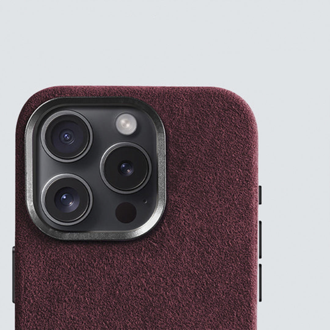 RED ALCANTARA CASE WITH MAGSAFE