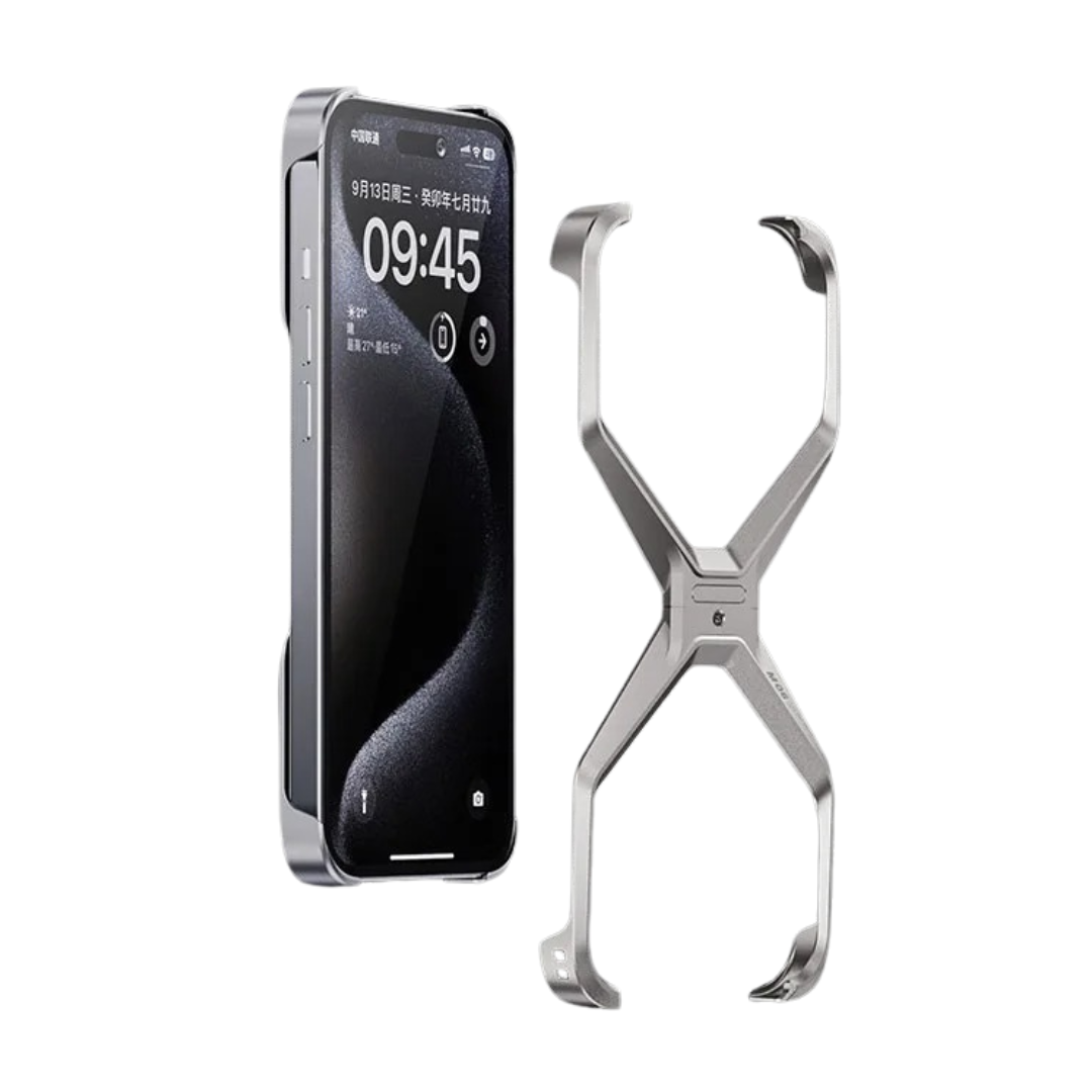 Minimalist Titanium iPhone Case