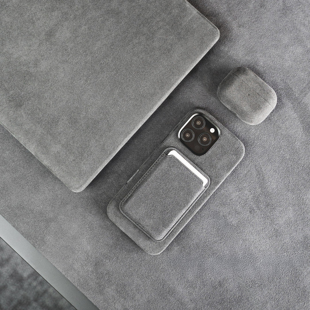 GREY ALCANTARA CASE WITH MAGSAFE