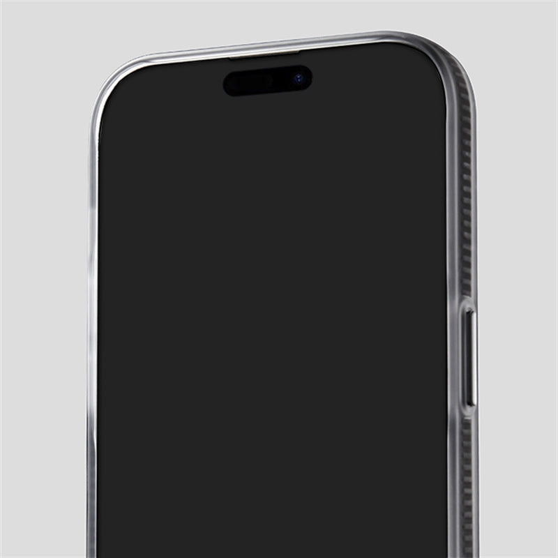 TRANSPARENT IPHONE CASE WITH GEOMETRIC DESIGN AND MAGSAFE