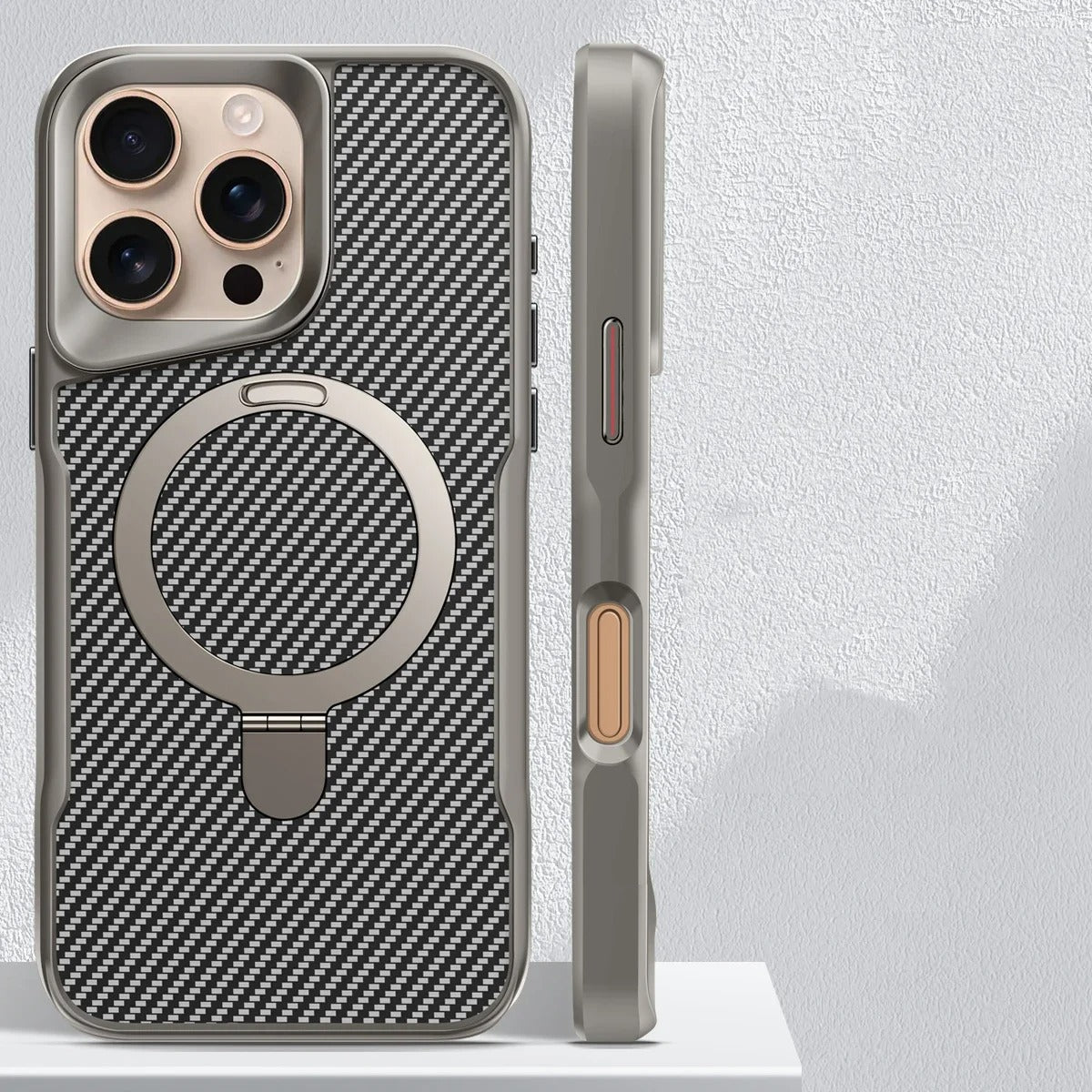 IPHONE CARBON TISSUE MAGSAFE CASE