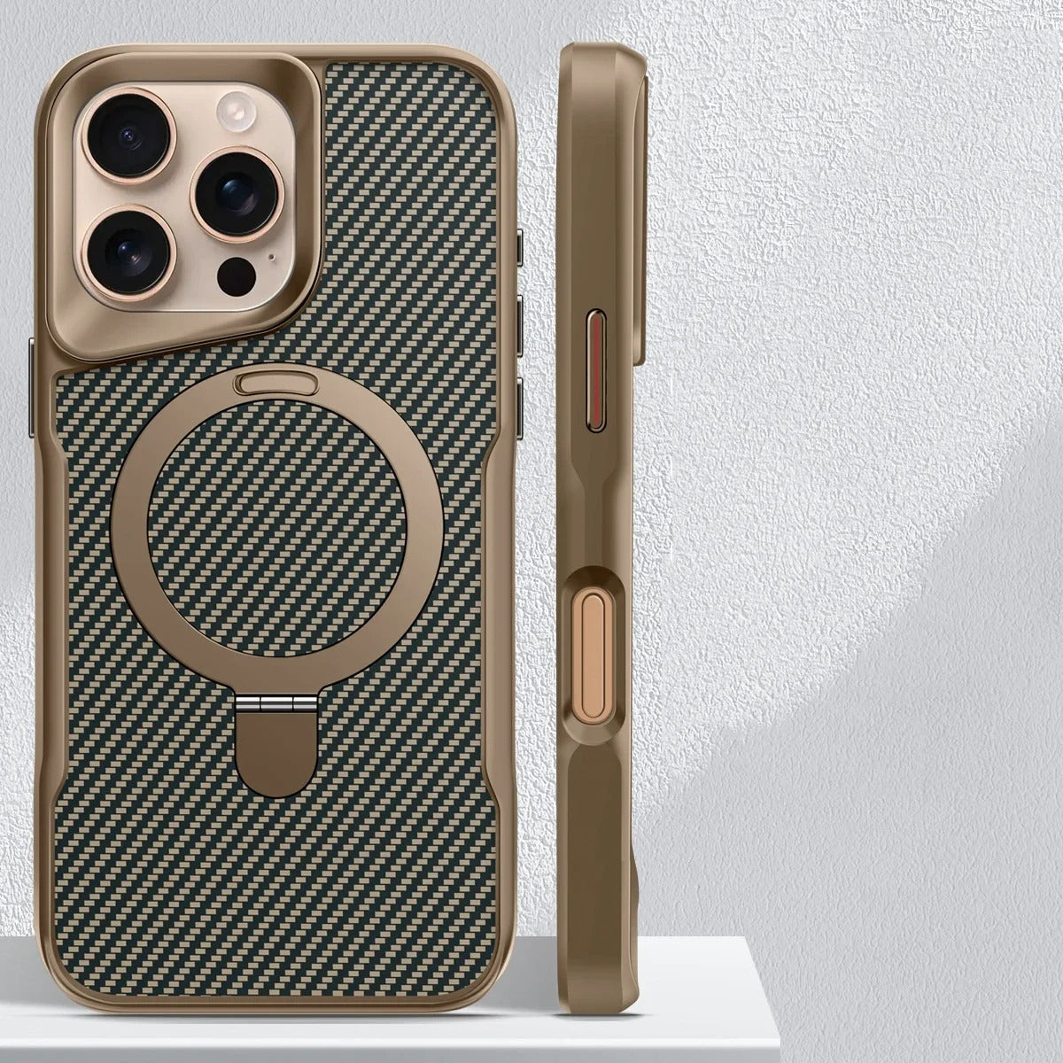 IPHONE CARBON TISSUE MAGSAFE CASE