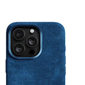 BLUE ALCANTARA CASE WITH MAGSAFE