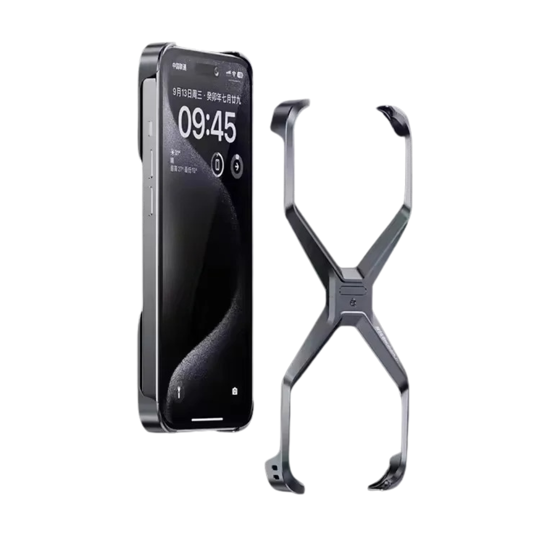 Minimalist Titanium iPhone Case