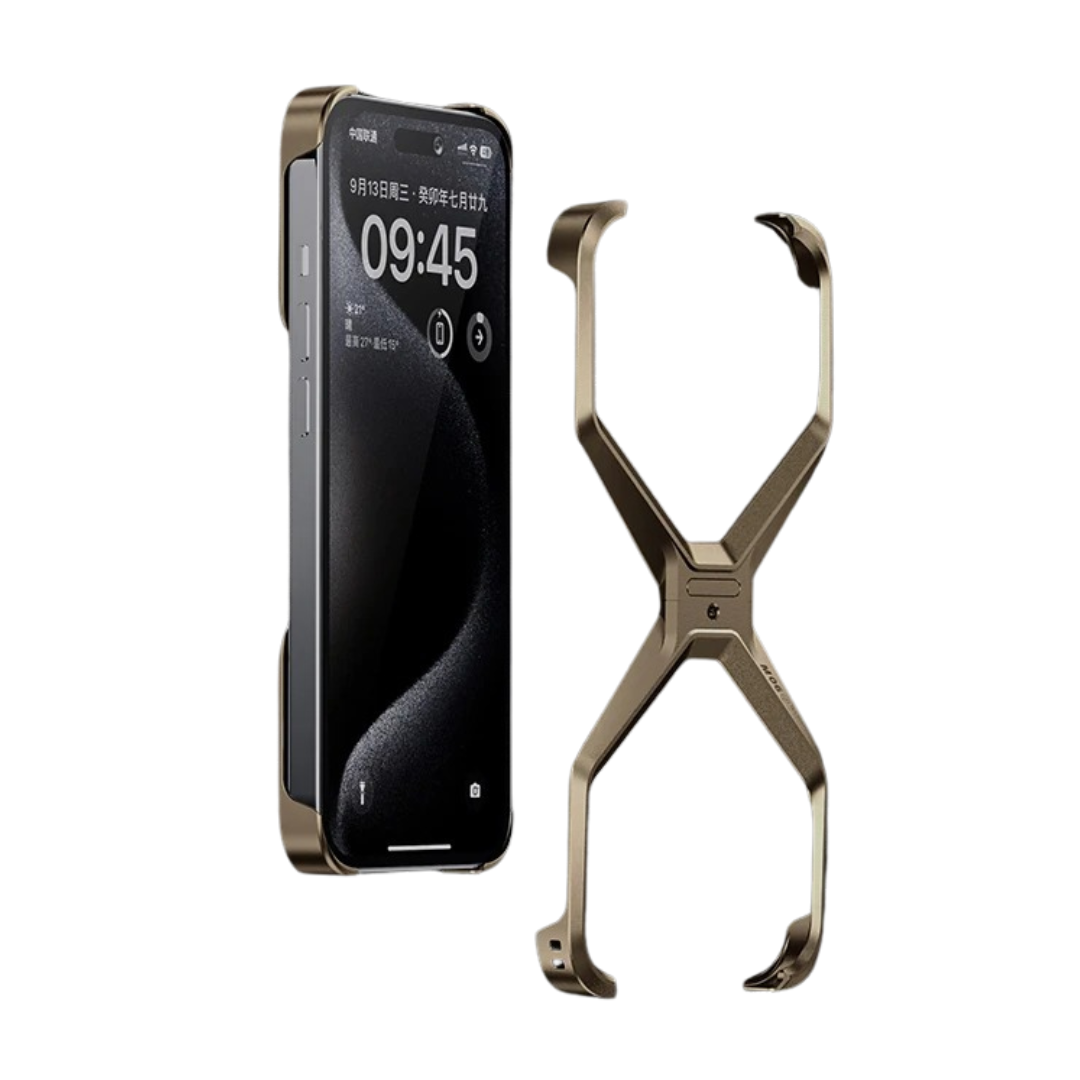 Minimalist Titanium iPhone Case