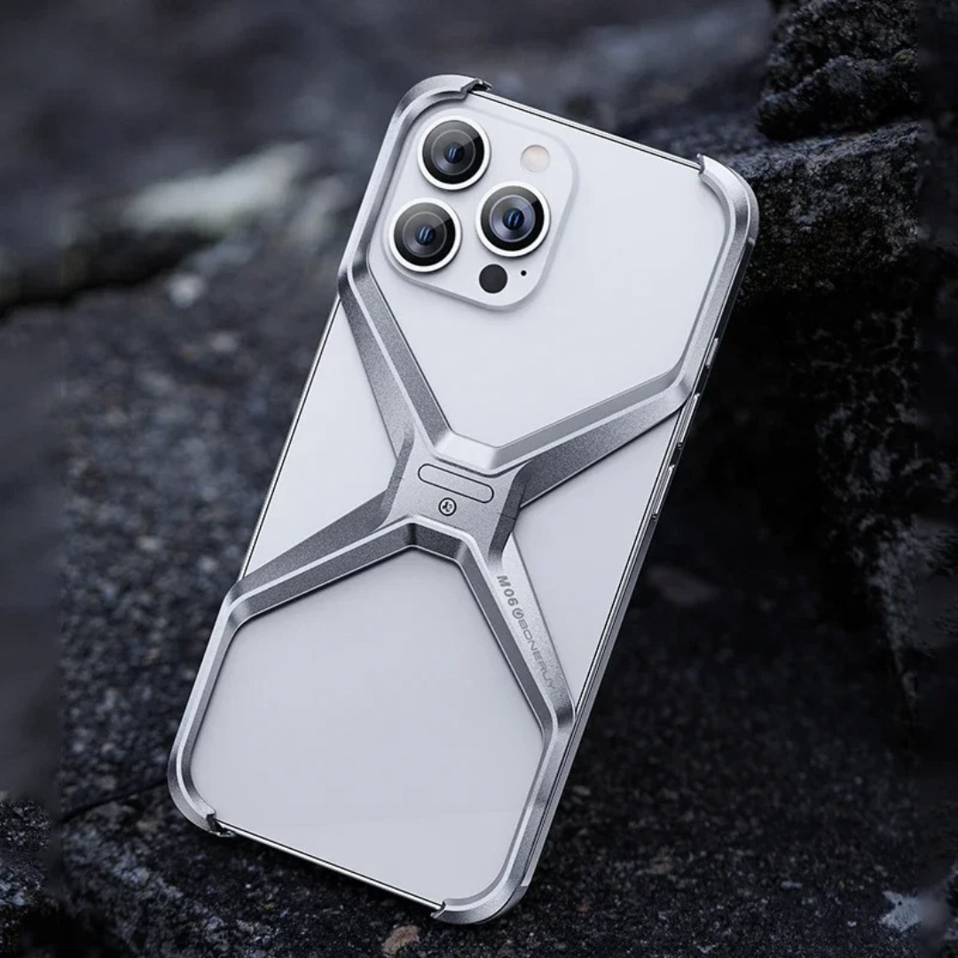 Minimalist Titanium iPhone Case