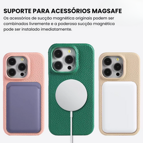 Iphone Leather Case, Orange, MagSafe