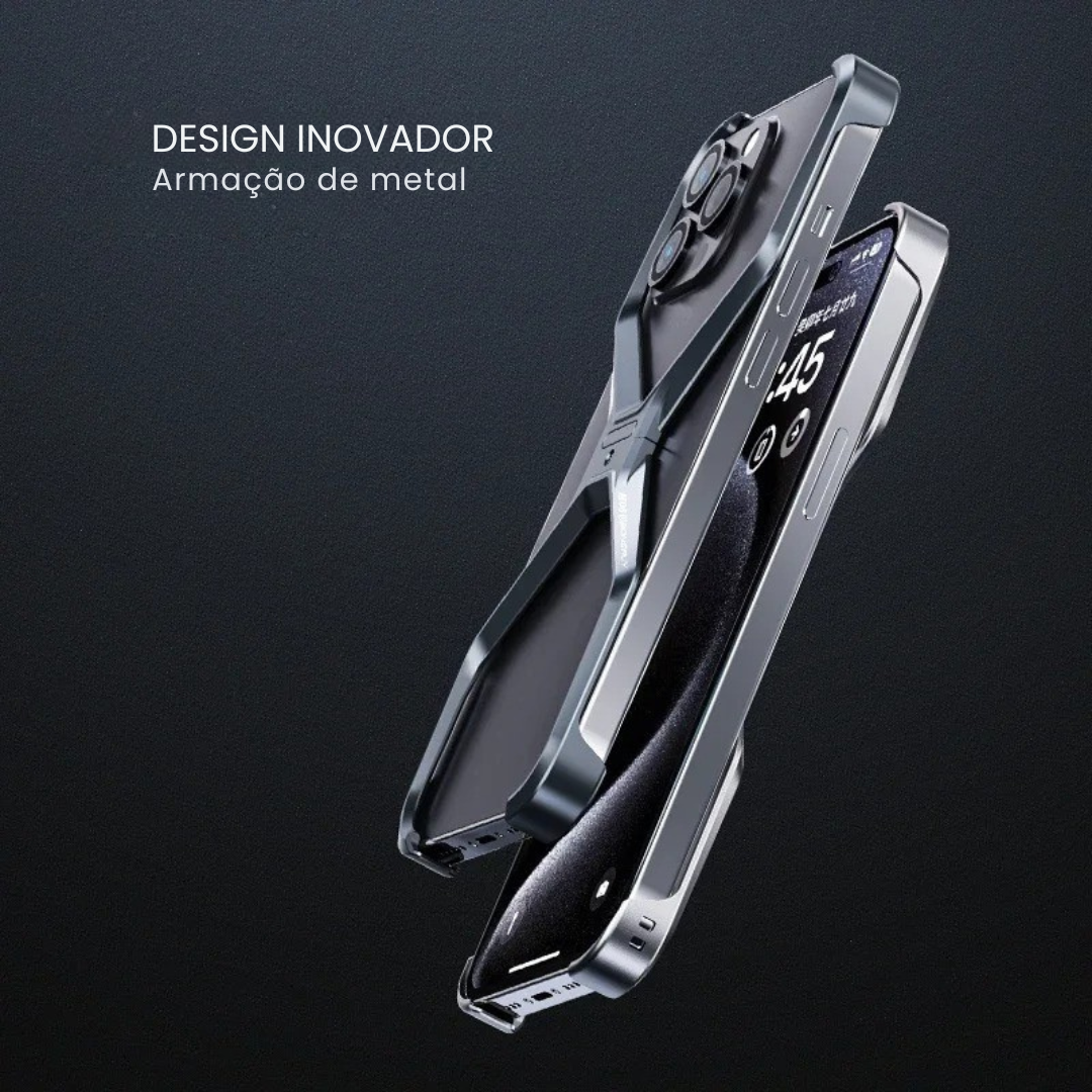 Minimalist Titanium iPhone Case