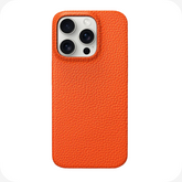 Iphone Leather Case, Orange, MagSafe