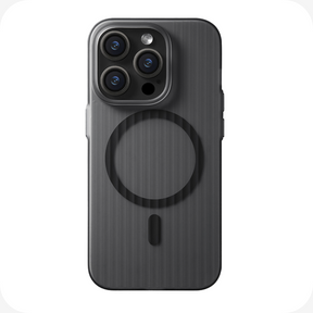 TRANSPARENT IPHONE CASE WITH GEOMETRIC DESIGN AND MAGSAFE