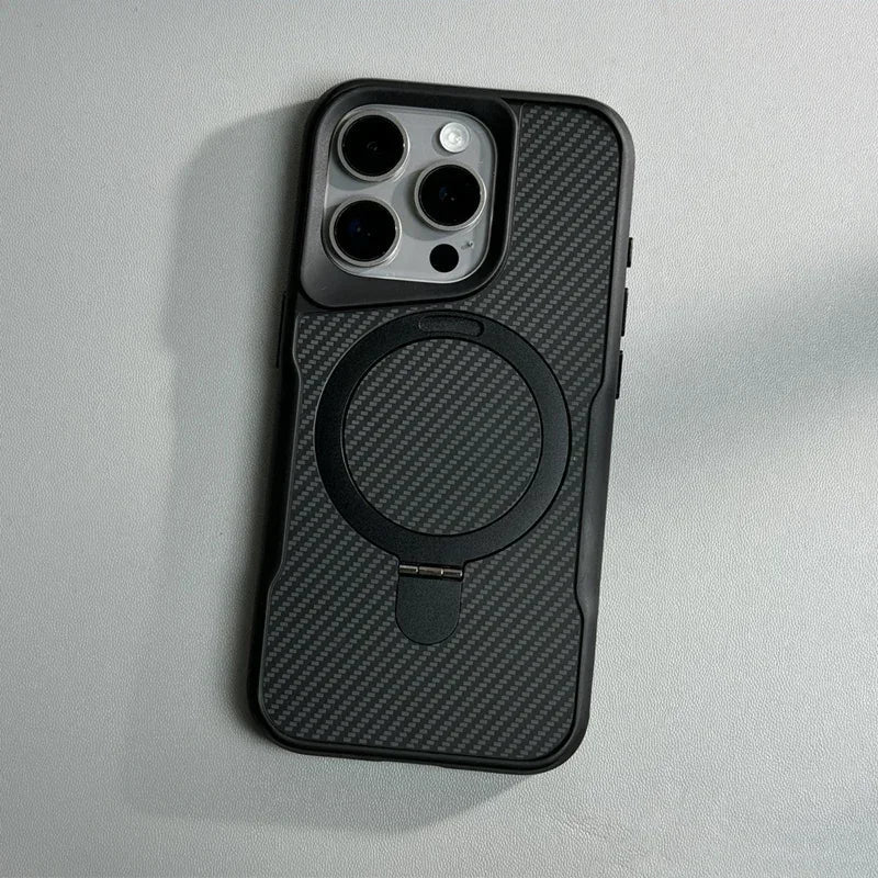 IPHONE CARBON TISSUE MAGSAFE CASE