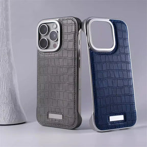 IRON MAGSAFE LEATHER IPHONE CASE