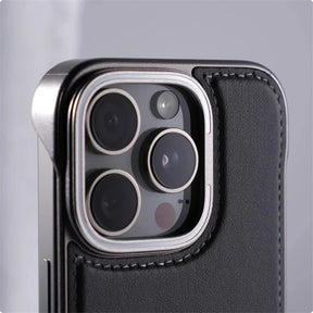 IRON MAGSAFE LEATHER IPHONE CASE