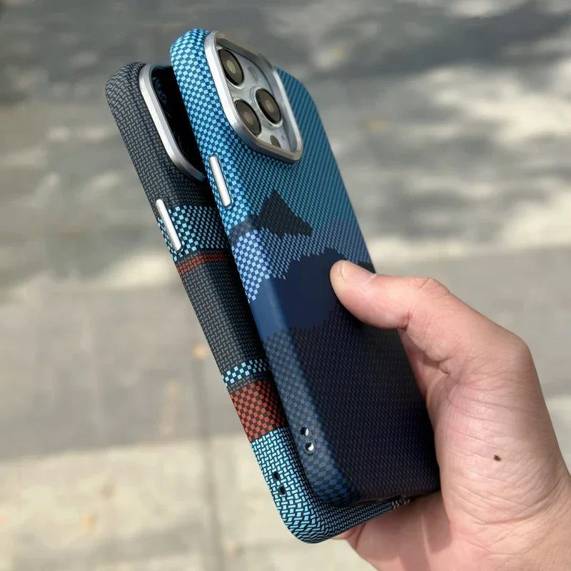 Iphone Case Carbon Abstract MagSafe