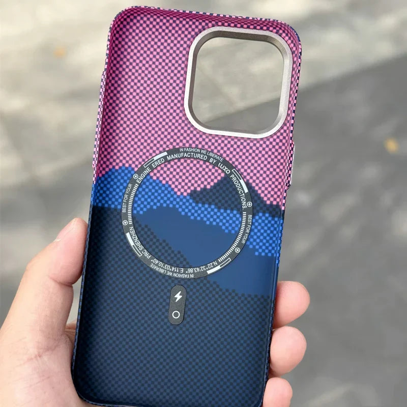 Iphone Case Carbon Abstract MagSafe