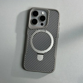 IPHONE CARBON TISSUE MAGSAFE CASE