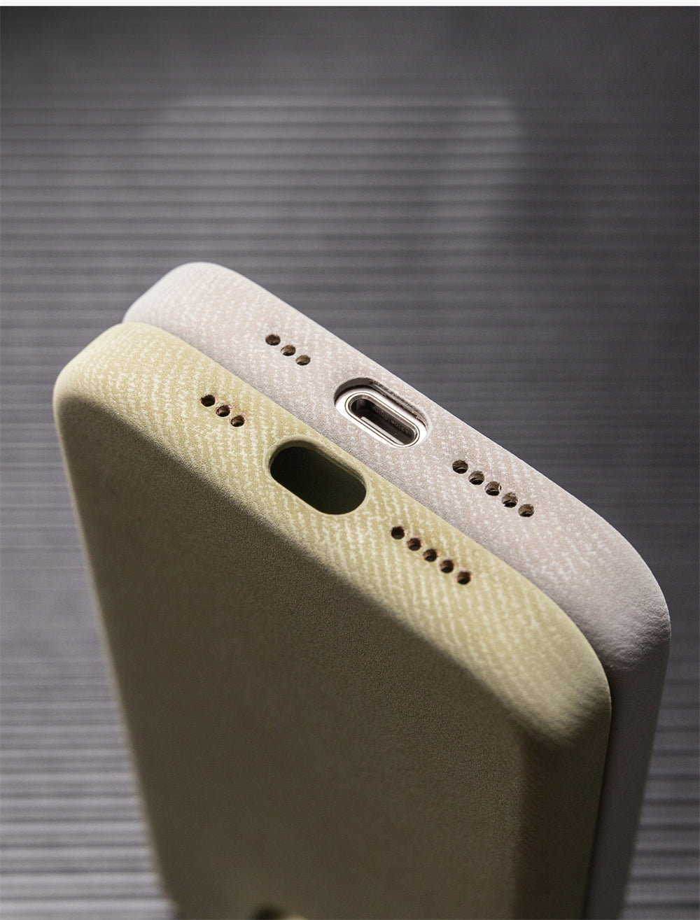 Iphone Fiber Case, Fabric Effect, Magsafe