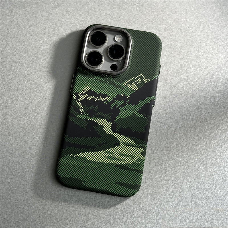Iphone Case Carbon Mountains MagSafe