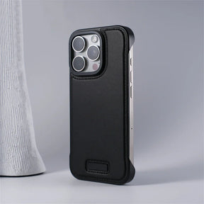 IRON MAGSAFE LEATHER IPHONE CASE