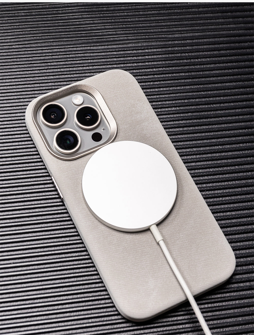 Iphone Fiber Case, Fabric Effect, Magsafe