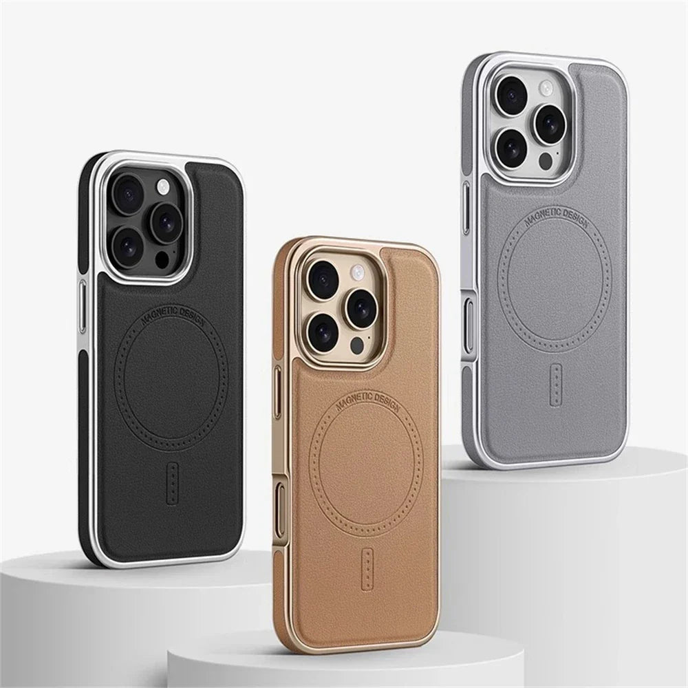SMART MAGSAFE LEATHER IPHONE CASE