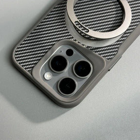 IPHONE CARBON TISSUE MAGSAFE CASE