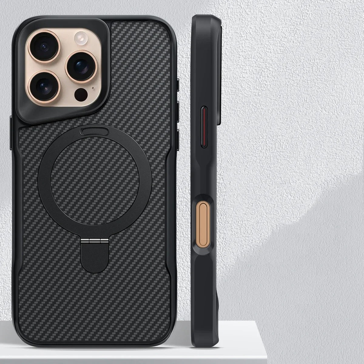 IPHONE CARBON TISSUE MAGSAFE CASE