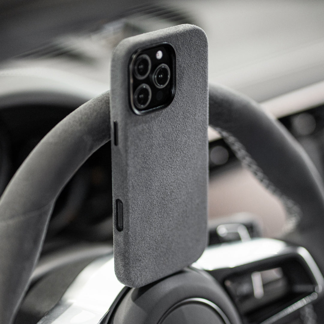 GREY ALCANTARA CASE WITH MAGSAFE
