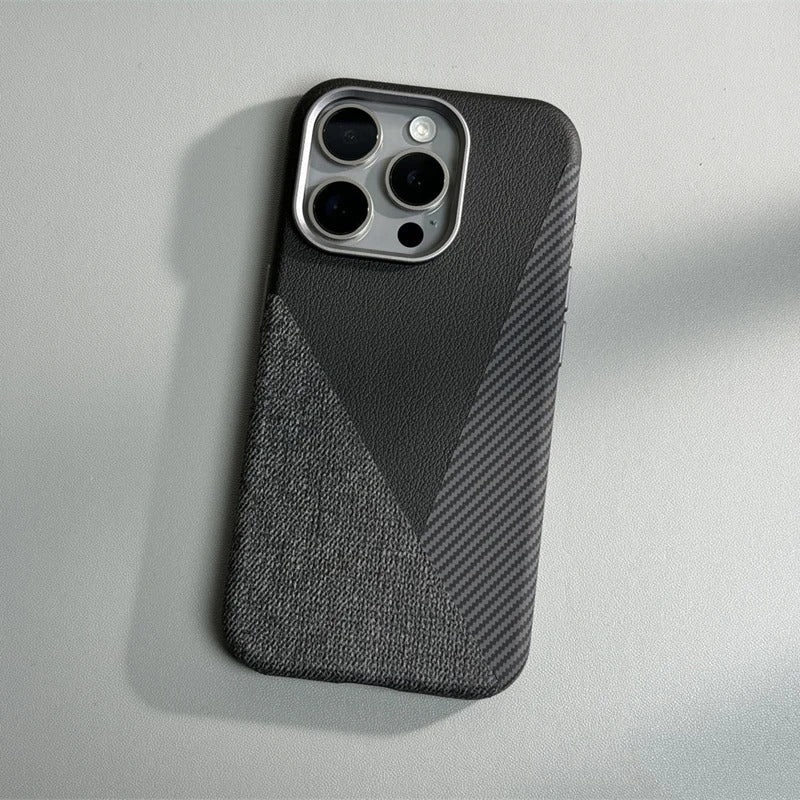 IPHONE CARBON LEATHER CASE
